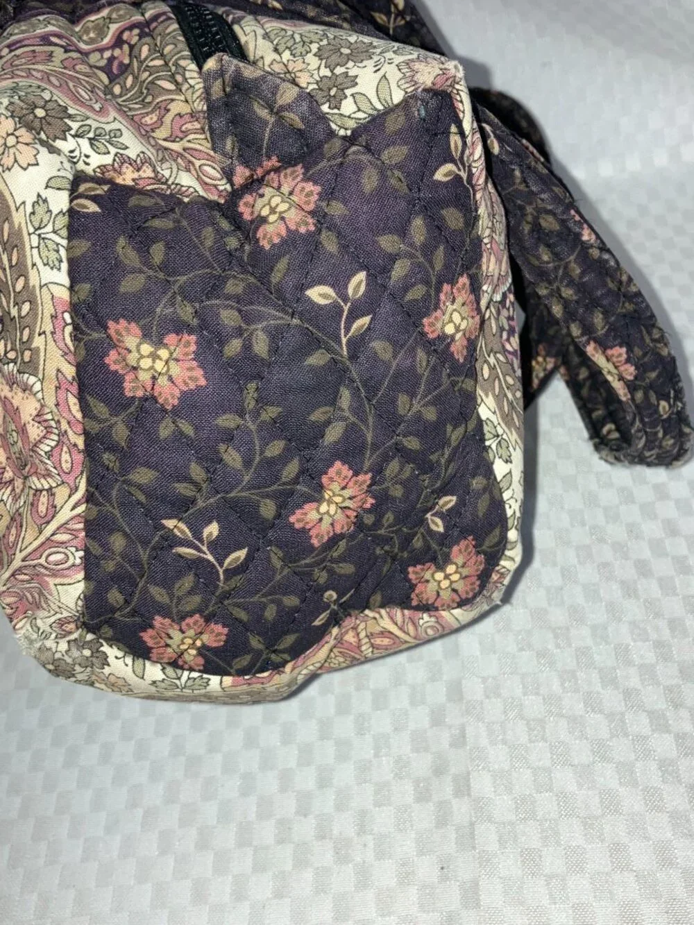 Vera Bradley Duffel Bag Women Multicolor Floral Quilted Travel Shoulder Purse